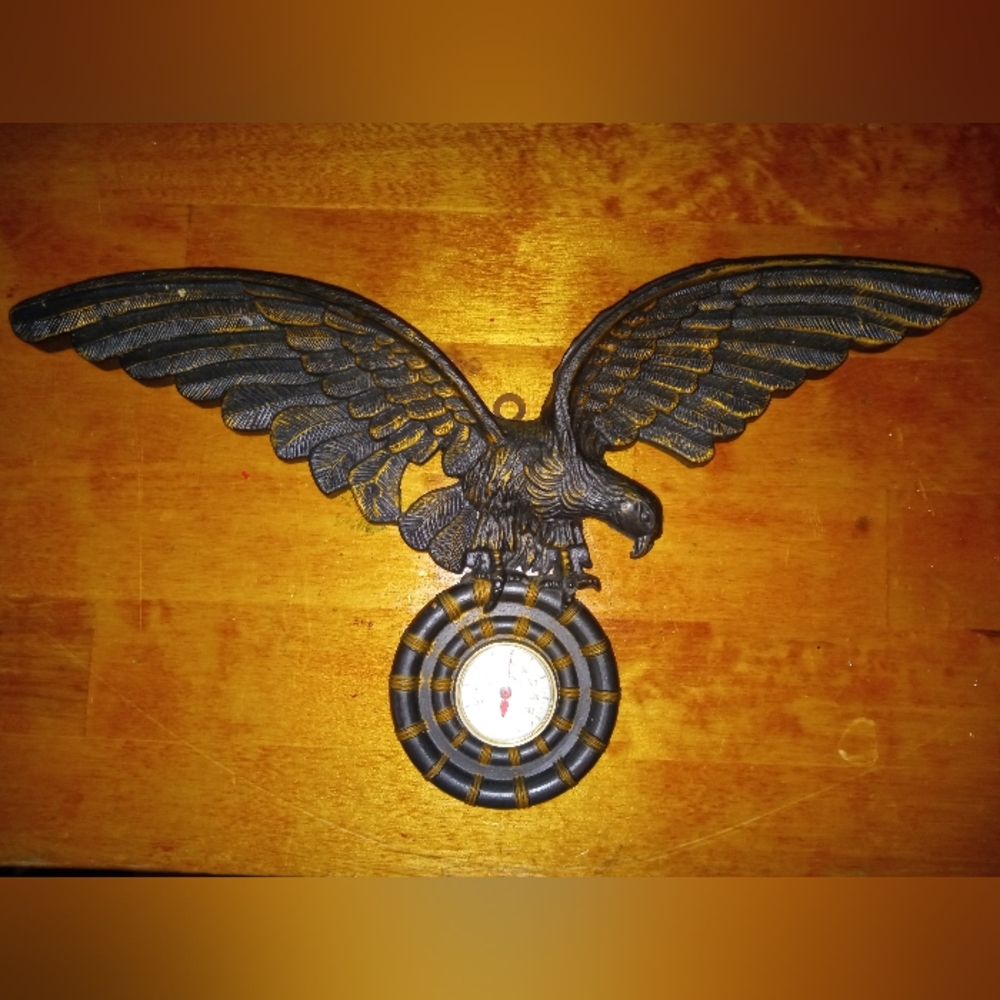 Vintage Hard Plastic Eagle Thermometer. Really Nice Condition.